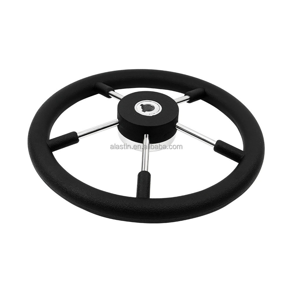 STTL Top Choice Ordinary Stainless Steel Steering Wheel Use for Marine Boats