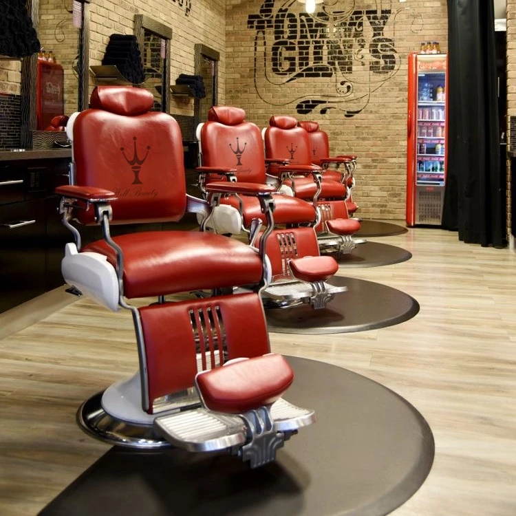 

Retro Stylish Hairdressing Armrest Hair Furniture Styling Salon Barber Chair