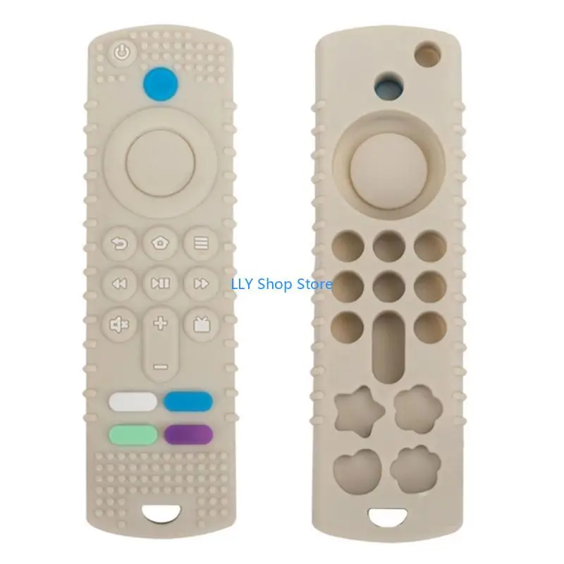 

T8UD Newborn Molar Chewing Toy Remote Control Baby Soothing Teether for Toddlers Infants Kids Teething Pain-Relief Toy