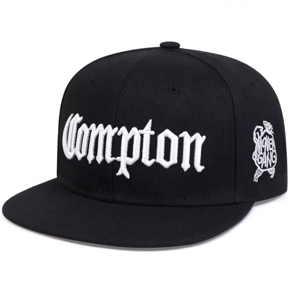 Men's Spring and Summer Hip-hop Hats Wide-brimmed Letters Camouflage Baseball Caps Youth Trendy Handsome Flat-brimmed Hats