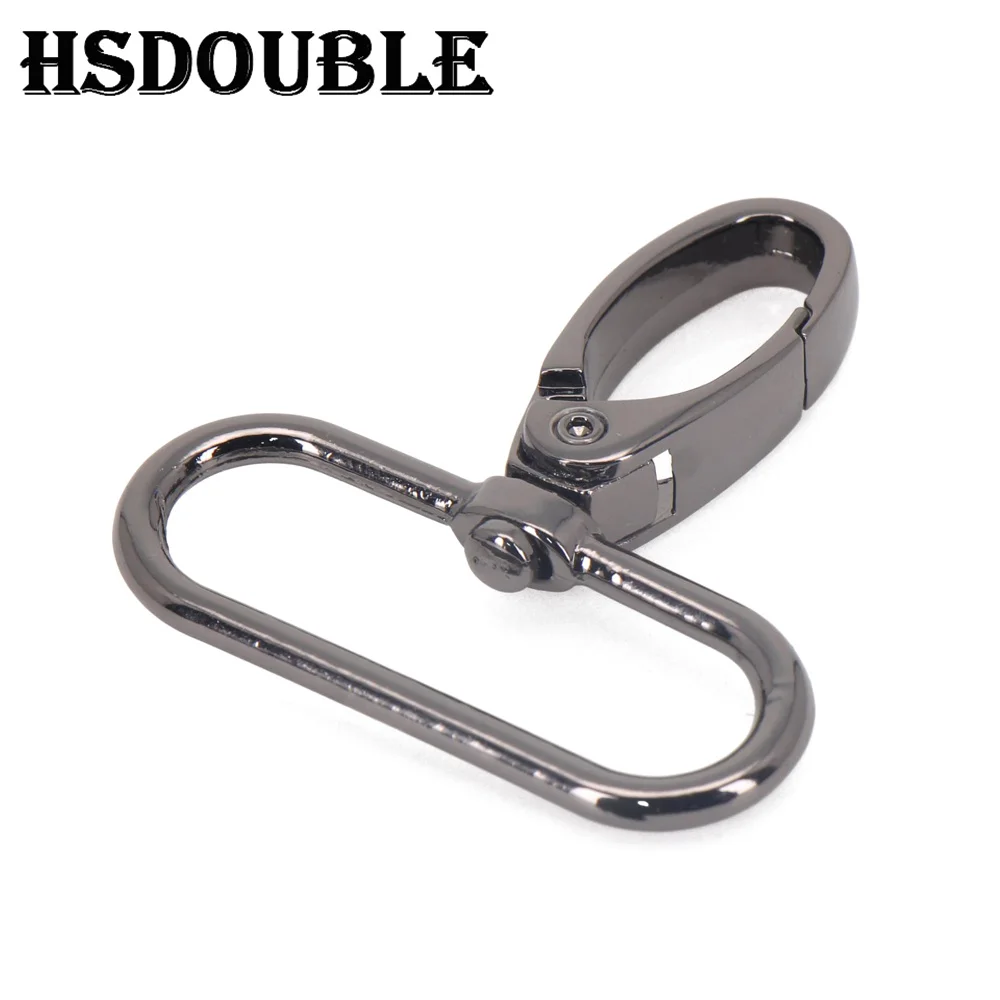 5pcs/pack 15/20/25/32mm/38mm Metal Snap Hook Lobster Clasp Collar Carabiner Belt Buckles DIY KeyChain Bag Part Accessories