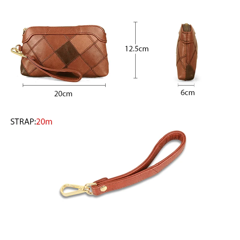 Cobbler Legend Clutch Bag for Women Genuine Leather Small Bags Female Vintage Cowhide Wallet Designer Simple Shopping Purses