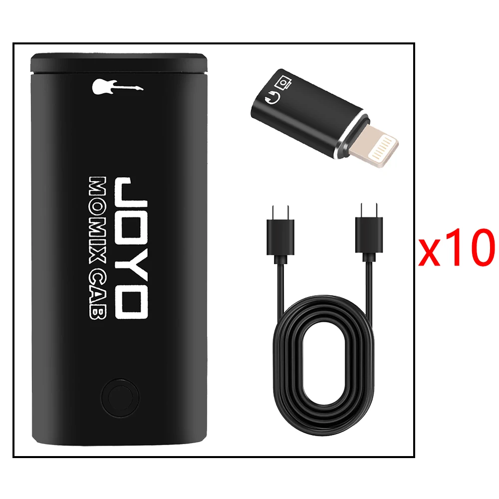 10 juegos JOYO MOMIX CAB tarjeta de sonido USB portátil de bolsillo guitarra auriculares grabación transmisión en vivo Plug and Play Mini mezclador de Audio