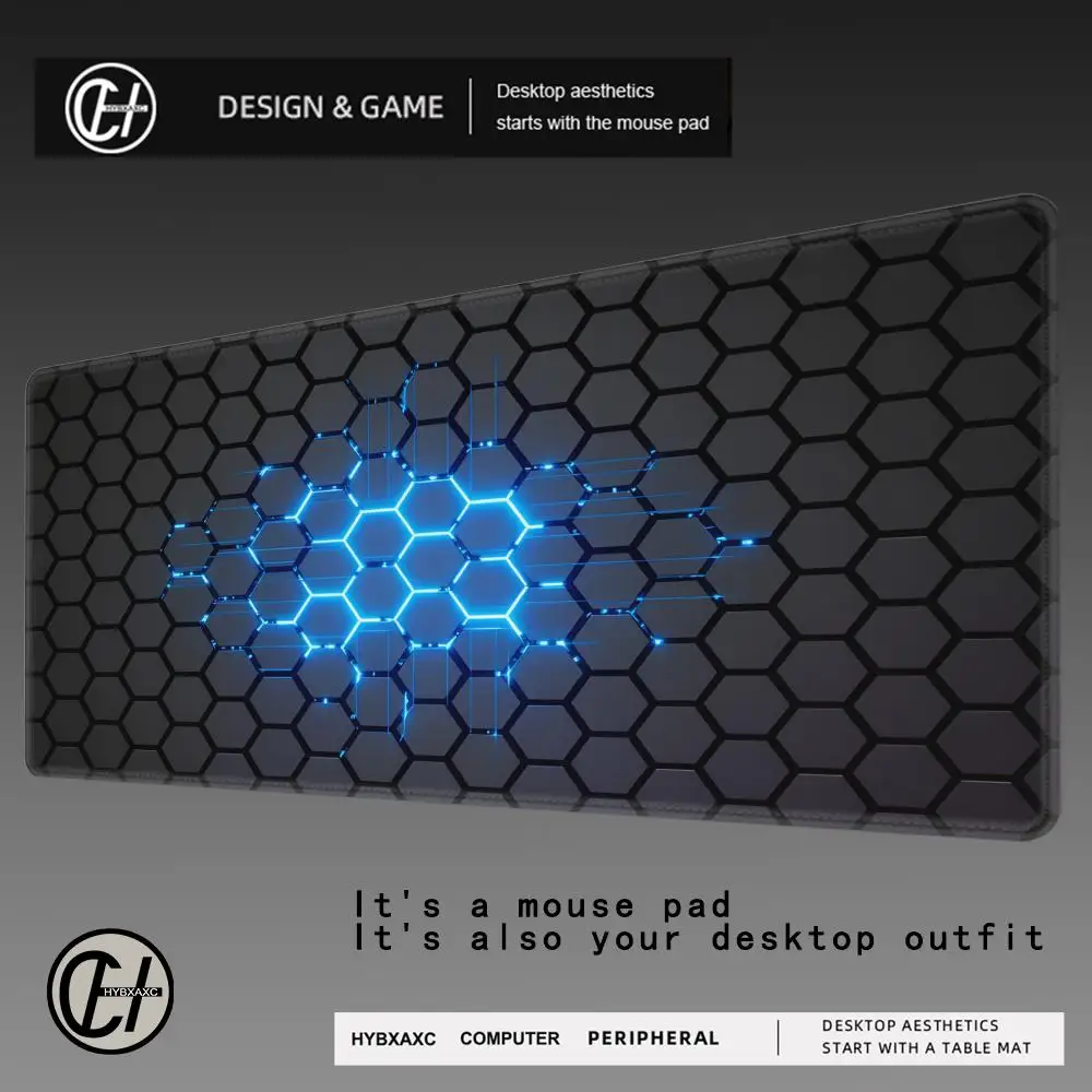 

HYBXAXC Hexagon Mousepad Computer New MousePads Keyboard Pad Mouse Mat Gamer Soft Office Carpet Table Mat Desktop Big Mouse Pad