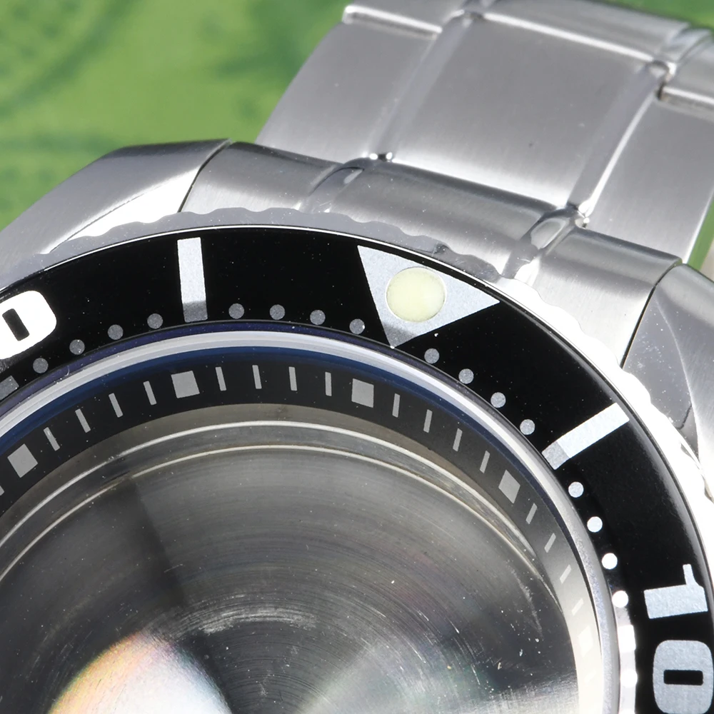 HEIMDALLR Watch Case 4.0 O'clock MM200 Stainless Steel C3 Super Lume Sapphire Glass for NH35 36 Automatic Movement Diving Watch