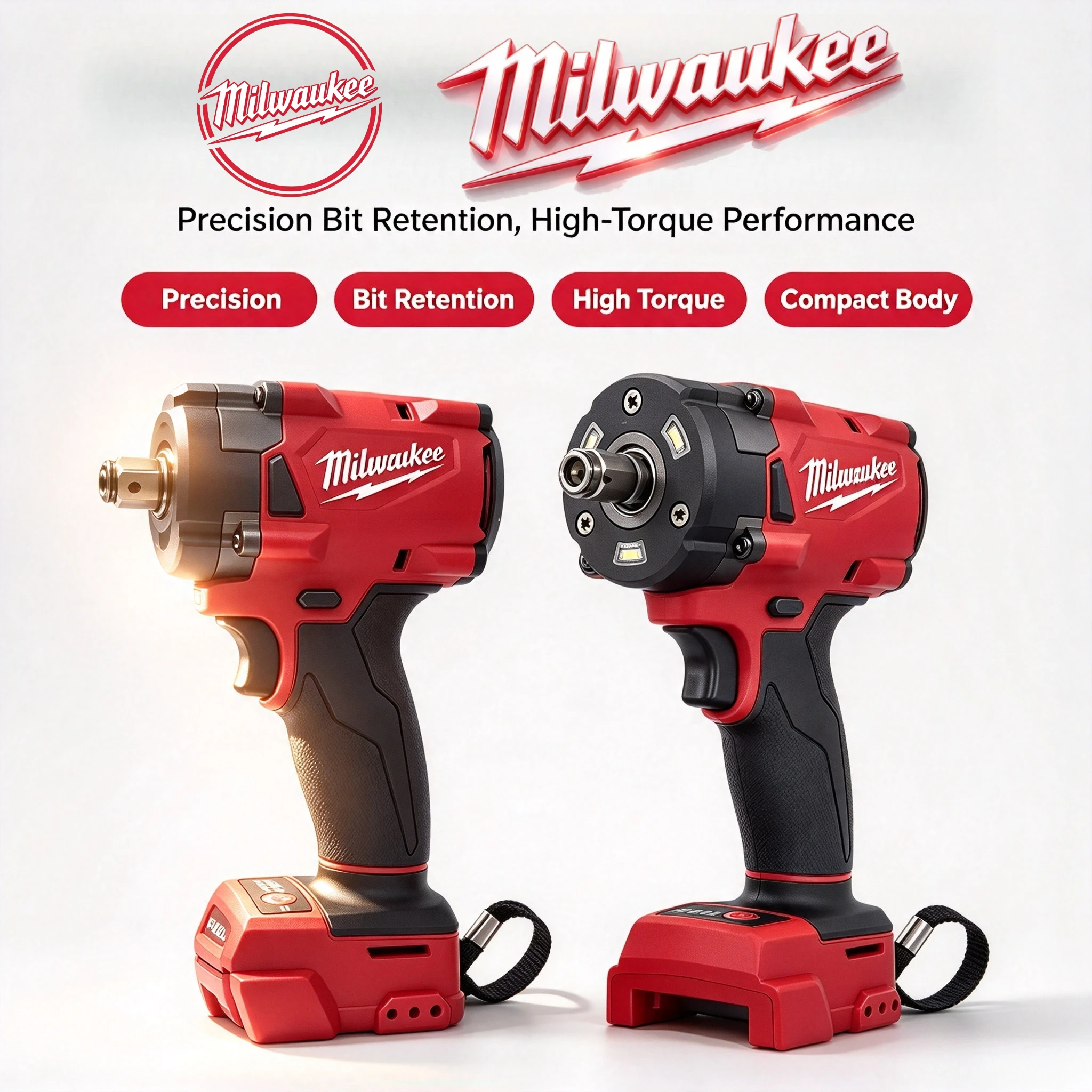 Authentic Milwaukee M18 FIW212 FUEL Brushless Impact Wrench 1/ 2
