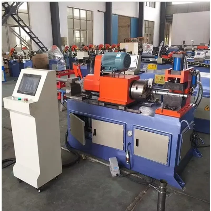 XG60 Roll Pipe Grooving Machine Tube Cutting Slotting Machine Pipe Shrinkage Tube End Forming Machine