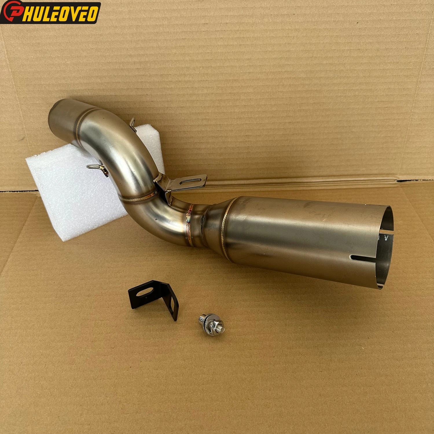 

For KTM 390 Adventure 390 Adventure R 390 Adventure X 2025-2026 Motorcycle Exhaust Mid Pipe Connet 51mm Exhaust Original Header
