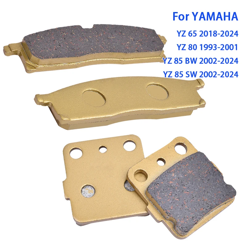 

Передние и задние тормозные колодки мотоцикла для YAMAHA YZ 65 80 85 J BW SW YZ65 YZ65J 2018-2024 YZ80 1993-2001 YZ85 YZ85BW YZ85SW 2002-2024