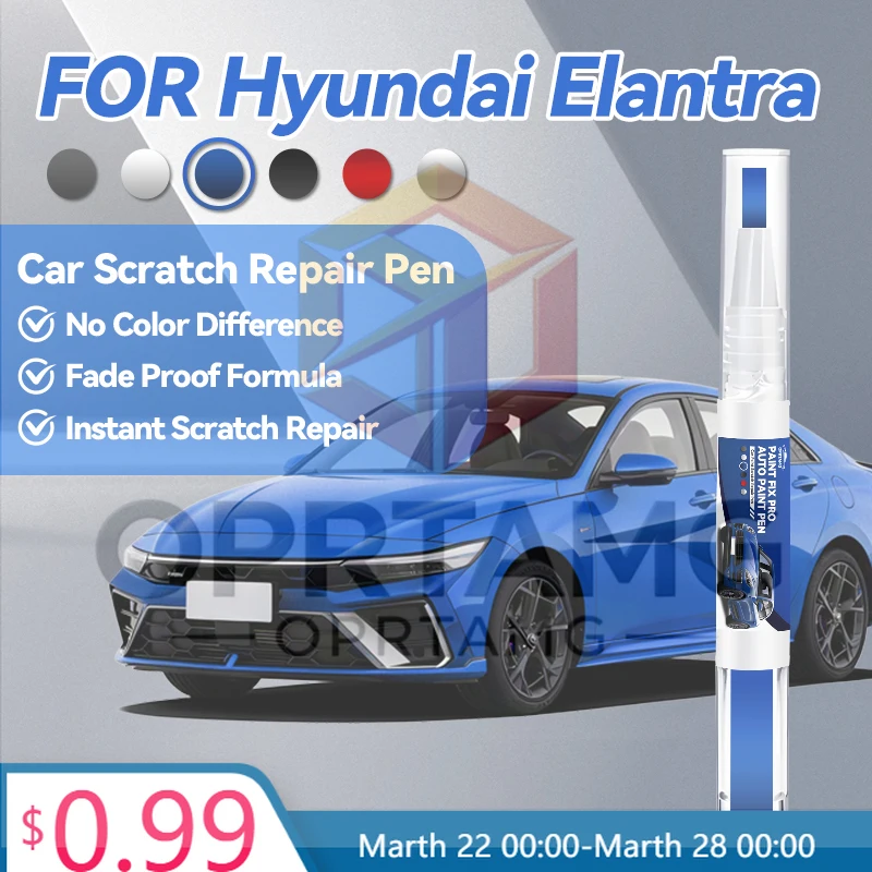

Car Accessories Tool For Hyundai Elantra Paint Repair Pen Touch Up Scratch Remover DIY Auto Accessories Black White Blue Gray
