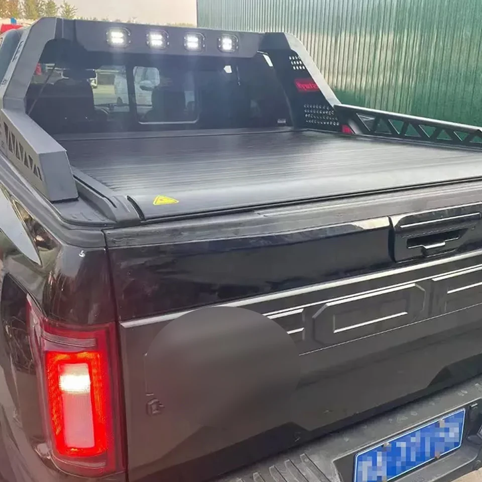 

Retrofit pickup off-road rear cover modified gantry roof with lights with tire roll cage suitable for Hilux revo