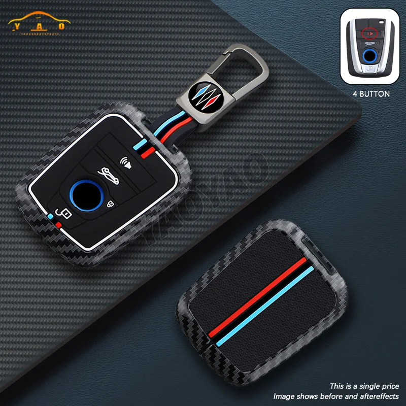 

2025 New Zinc Alloy Car Key Case Cover For BMW I3 I8 Series CAR Keychian Styling Accessories