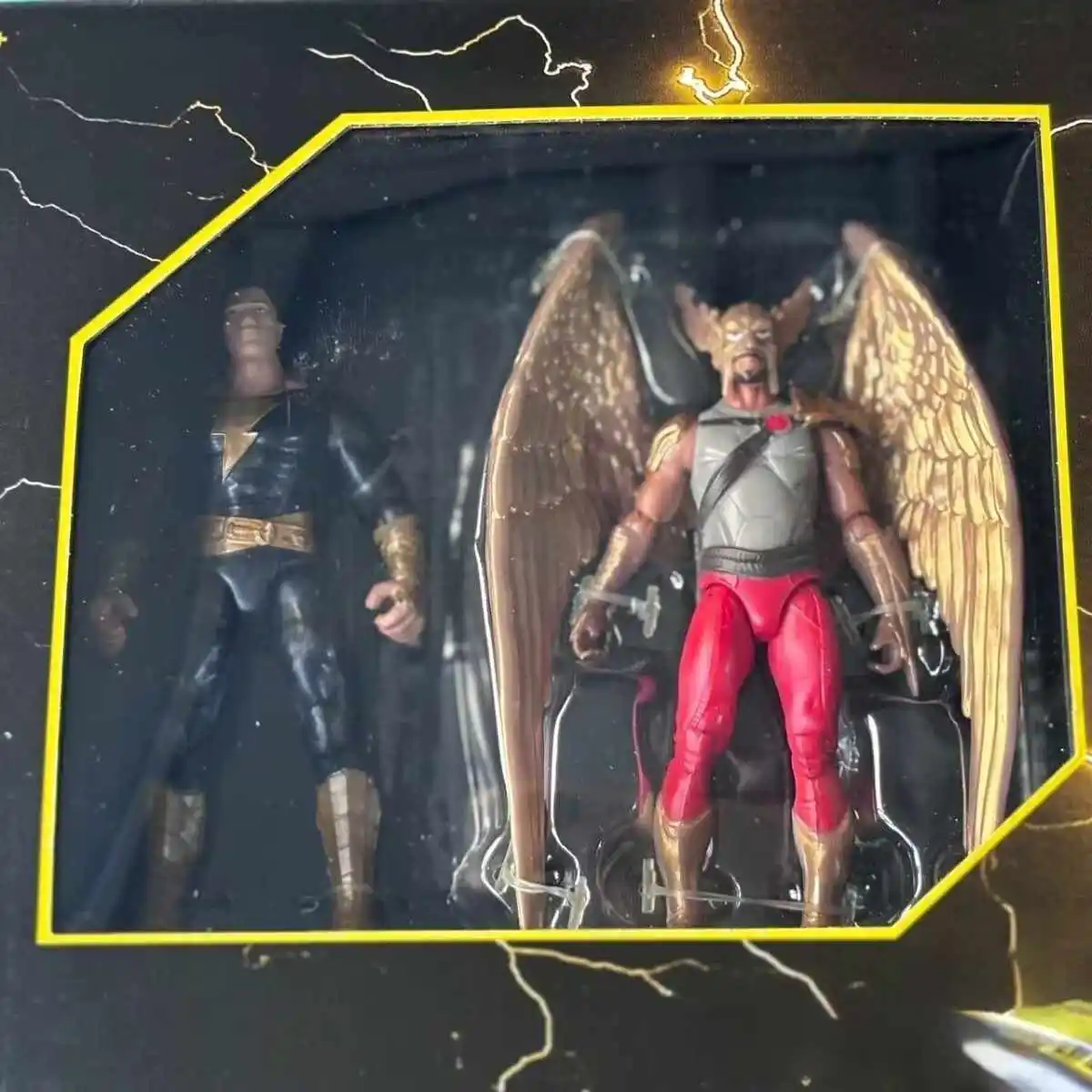 Hawk Cruiser Patrol Black Adam and Hawkman 3.75-inch Figure & 16-inch Cruiser Patrol Character Model Toy Gift Collection