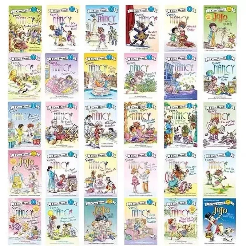 30 Books/set I Can Read Fancy Nancy Manga Book Sets in English Learning Reading Picture Books for Kids Educational Booklets