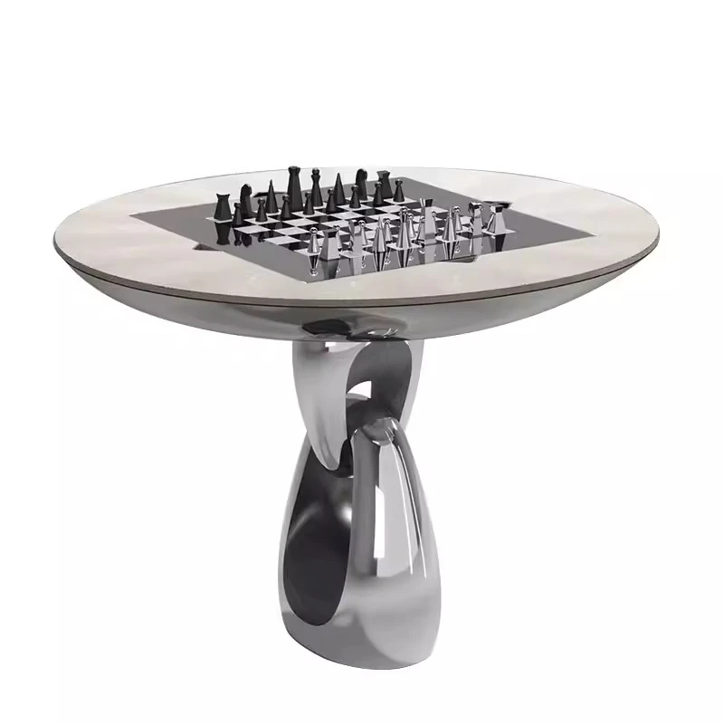 

Italian light luxury leisure board table Villa luxury high-end multi-functional entertainment table Chess Game table