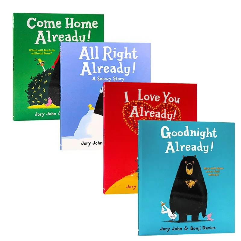 All Right Already/Come Home/I Love You/Goodnight, Children's books aged 4 5 6 7 8 English book, Picture Books Stories HJ-011