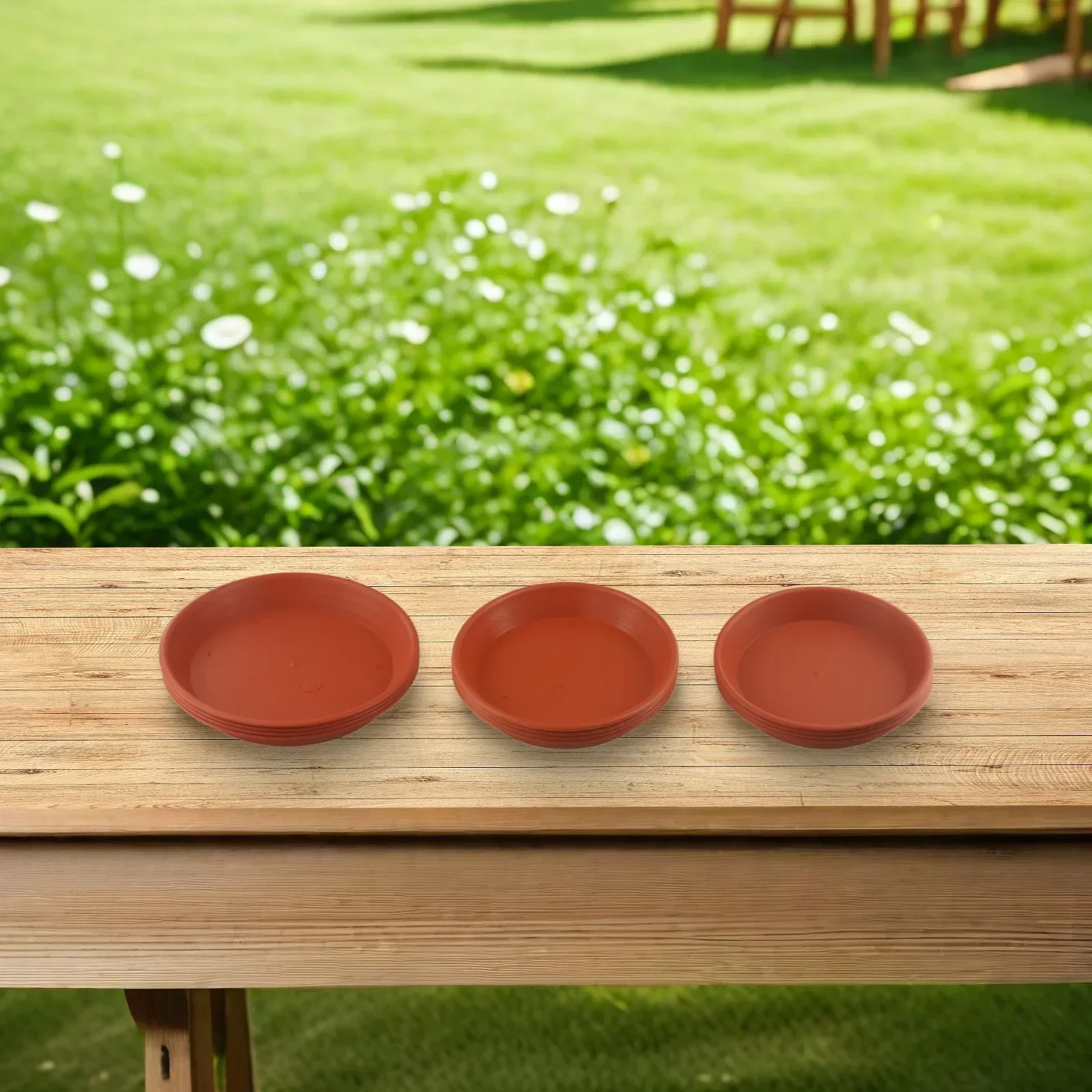 

Plant Saucers Set Plant Pot Saucers Home Plant Care Functional And Versatile Indoor Plants Prevents Water Damage