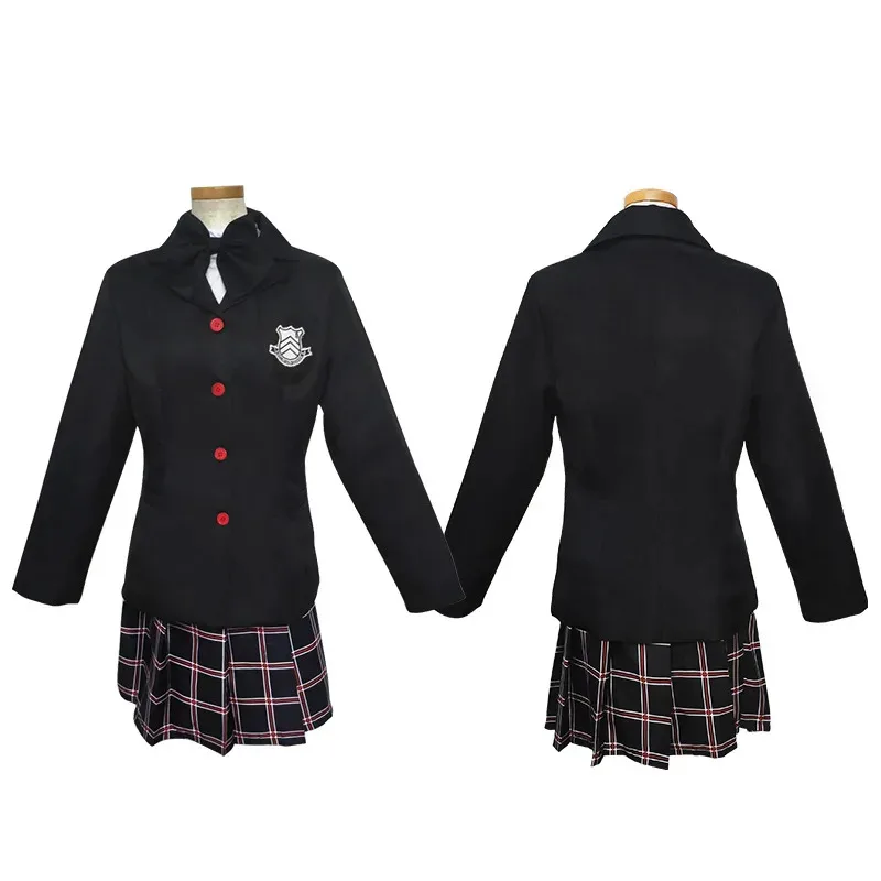 Disfraz Unisex Persona 5 Kurusu Akira Joker, uniformes escolares, trajes de Halloween Yoshizawa Kasumi