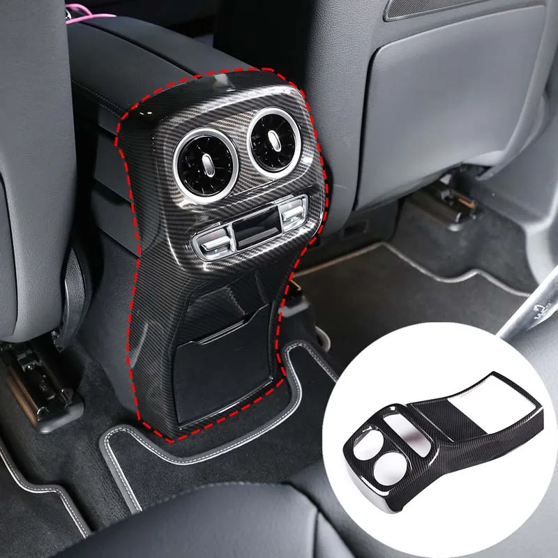 For Mercedes Benz G Class W464 W465 2019-2025 ABS Car Rear Air Condition Outlet Vent Frame Cover Trim Interior Car Accessories
