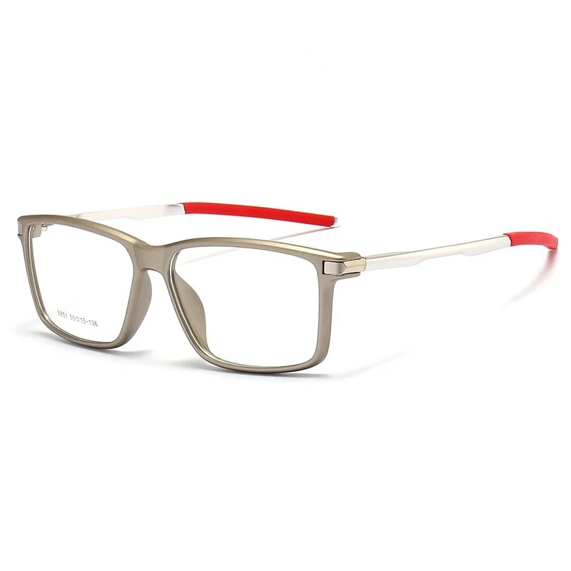 KIZN نظارات رياضية للرجال TR90 إطار من الألومنيوم والمغنيسيوم عالي الجودة إطار بصري لعدسات طبية خفيفة مرنة Gafas