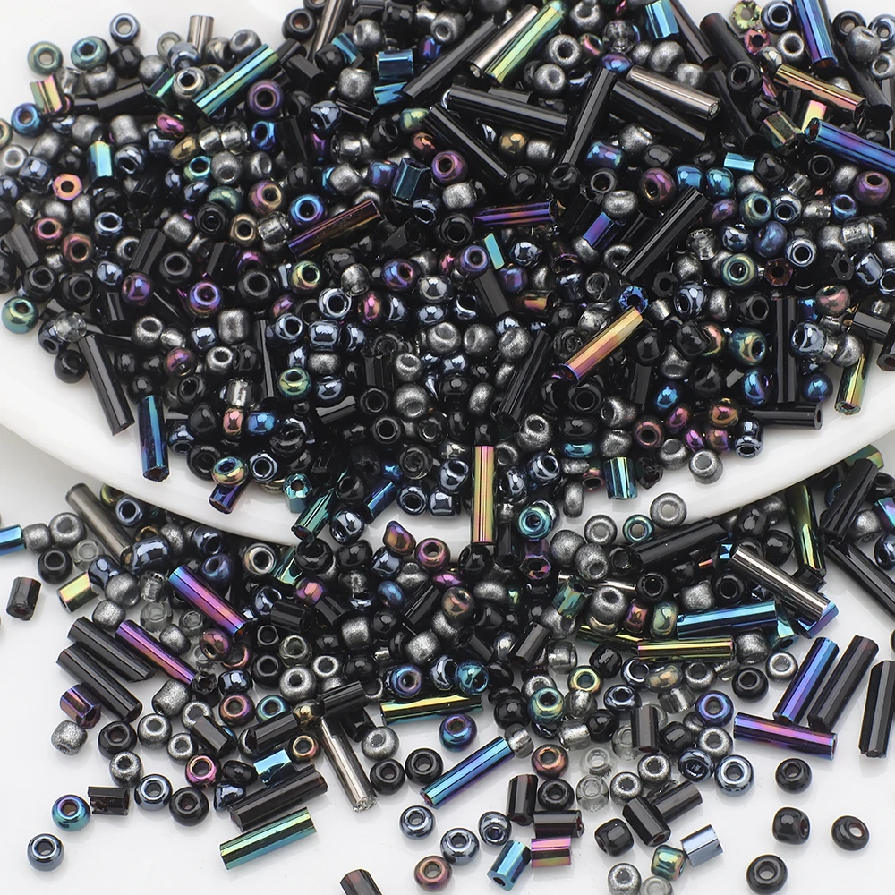 18g Mixed Crystal Glass Seed Beads Multi Shapes Loose Spacer Beads For DIY Making Wedding Craft Women Garments Accessories