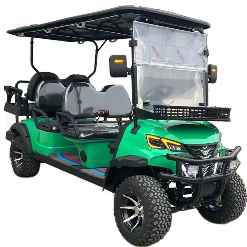 High Endurance 48v Golf Cart Lithium Battery Durable Golf Carts Electric 6 Seater For Sale