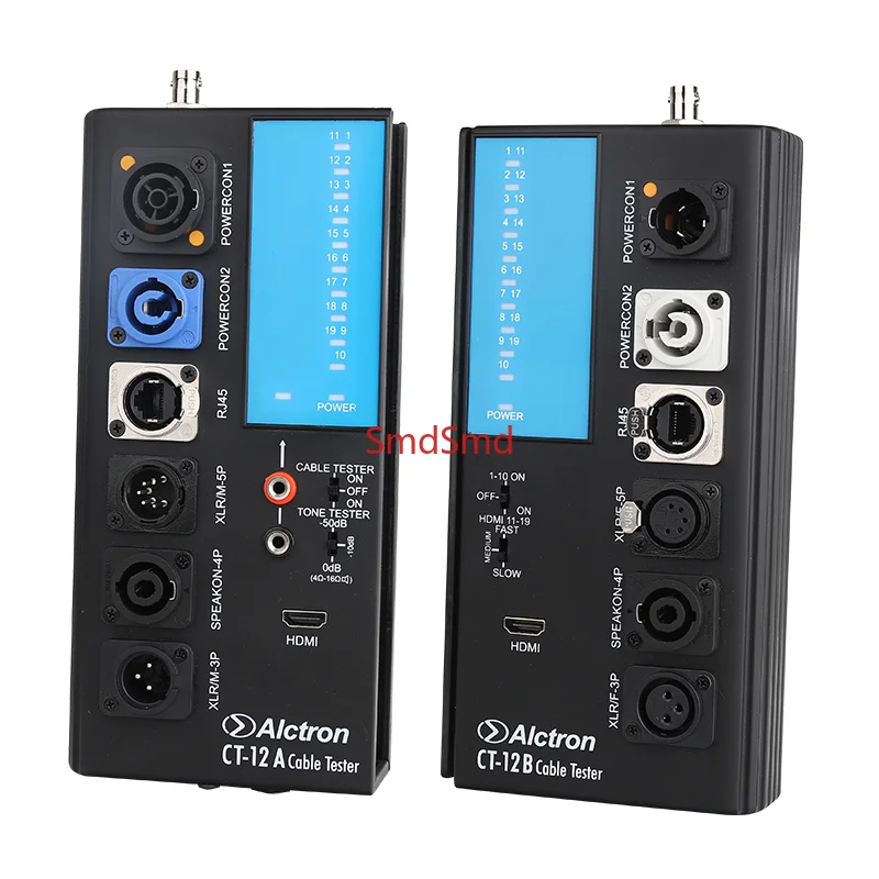 CT-12 Intelligent cable tester with Multi functional compatibility and Separated dual machine detection design