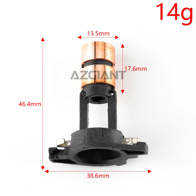 10 Stück Generator für Volkswagen Jetta, Santana, POLO Kupferkopf-Schleifring Brandneu – Detail 1
