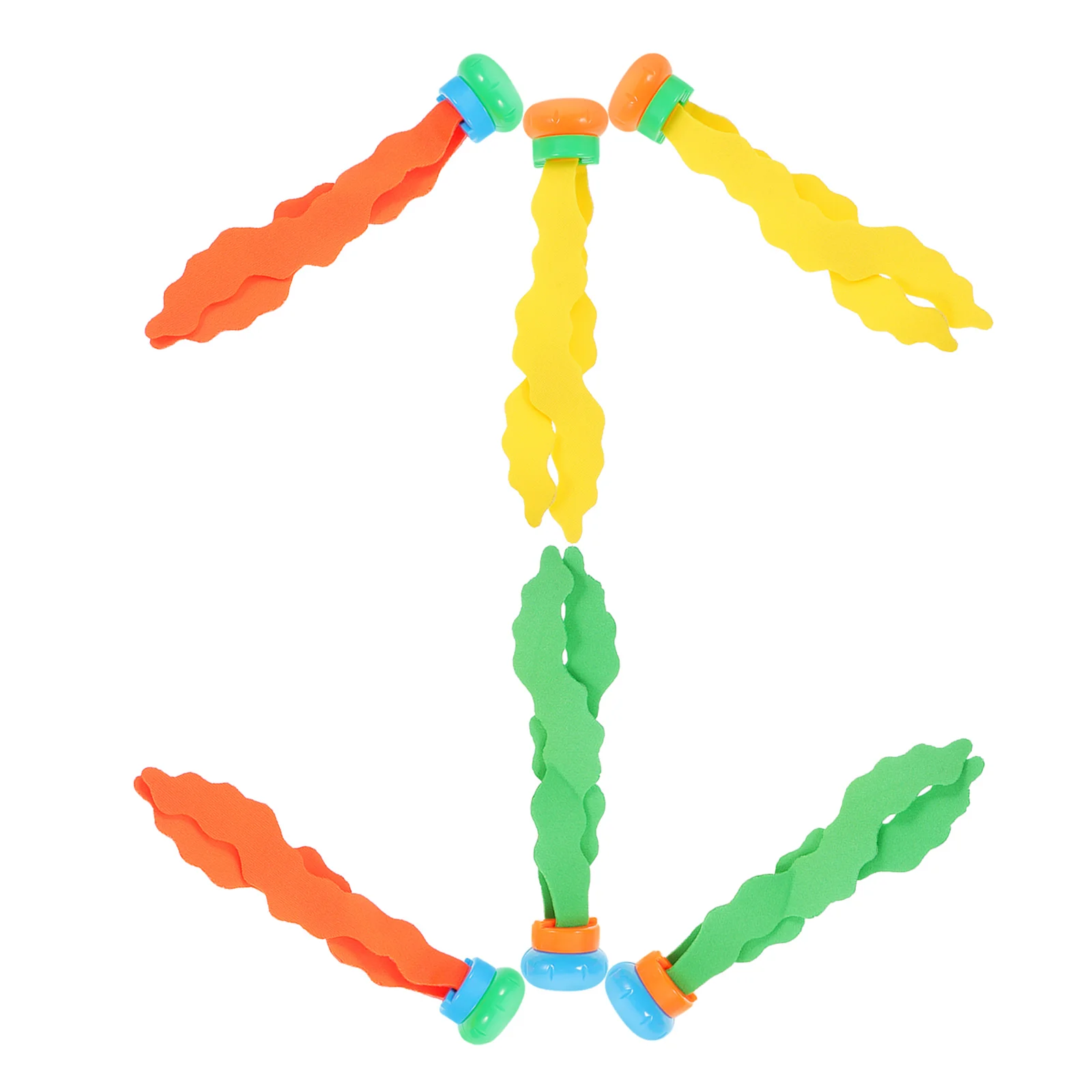 6 pièces ensemble de jeu d'été de plongée aux algues pour enfants piscine natation sous-marine pratique jouet de plongée aux algues jouet d'été jeu de couleur enfant