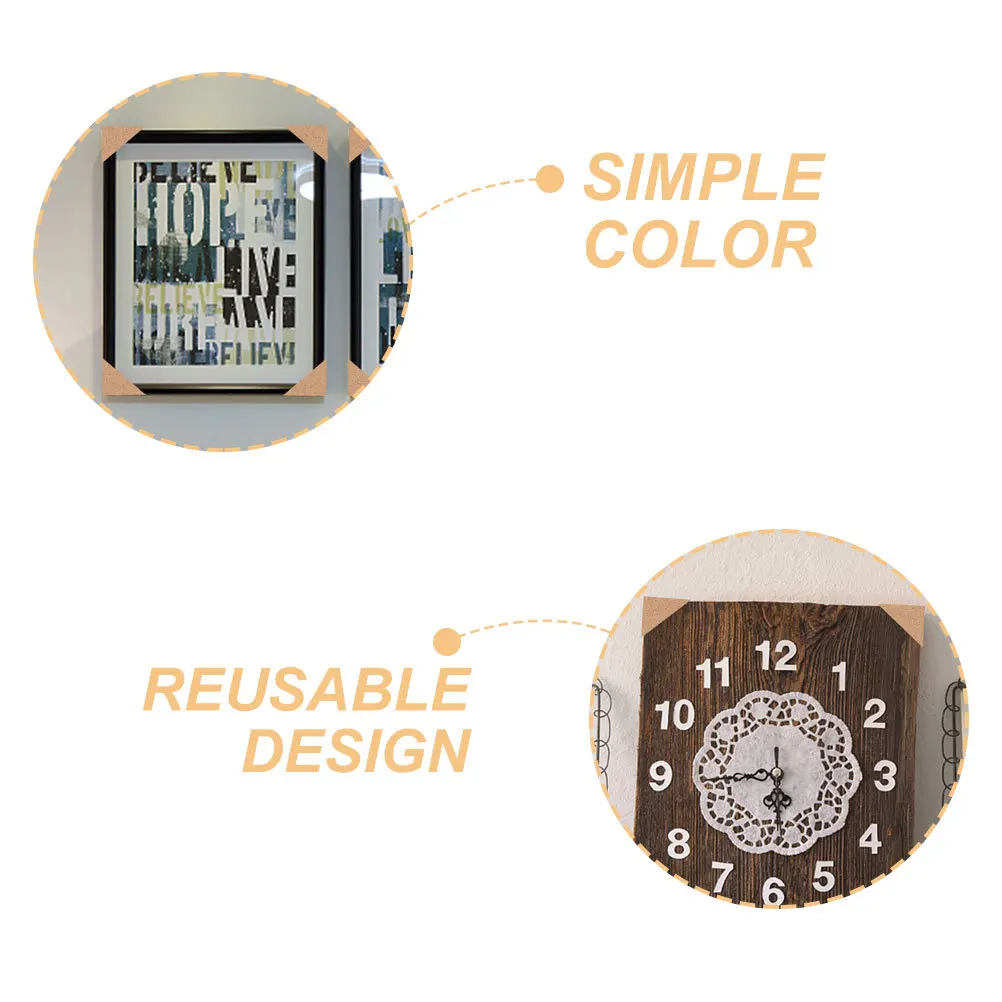 50 قطعة من واقيات الزوايا إطار الصورة حافة الورق التعبئة خفيفة الوزن وقابلة لإعادة الاستخدام إطار الصورة حامي التعبئة والتغليف حافة الحرس #6