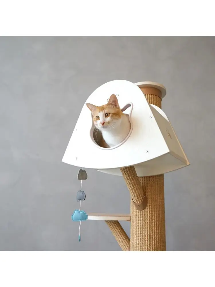 

Cat Climbing Frame, PVC Tube Core, Bold Weaving Sisal Furniture, Cat Crawling Toy