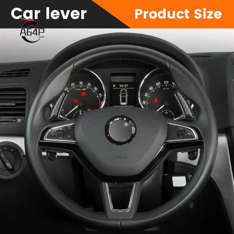 

A64P-2 шт., автомобильный руль, лезвие переключения передач, рычаг переключения передач, автомобильный Стайлинг, подходит для Golf 5/Polo/Jedda/Passat