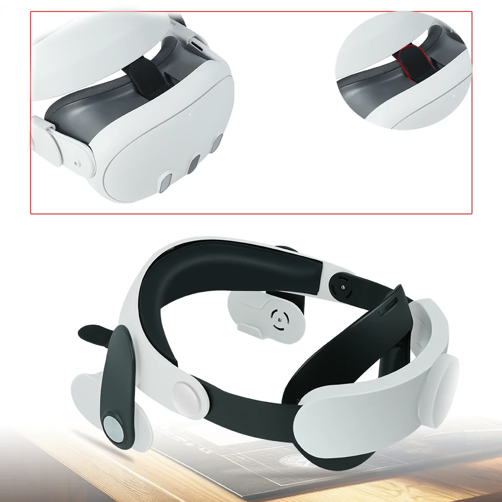 

Head Strap for Meta quest 3 / quest 3S VR Glasses Comfortable version (M084) Virtual Reality Glasses Headband Adjustable Meta qu