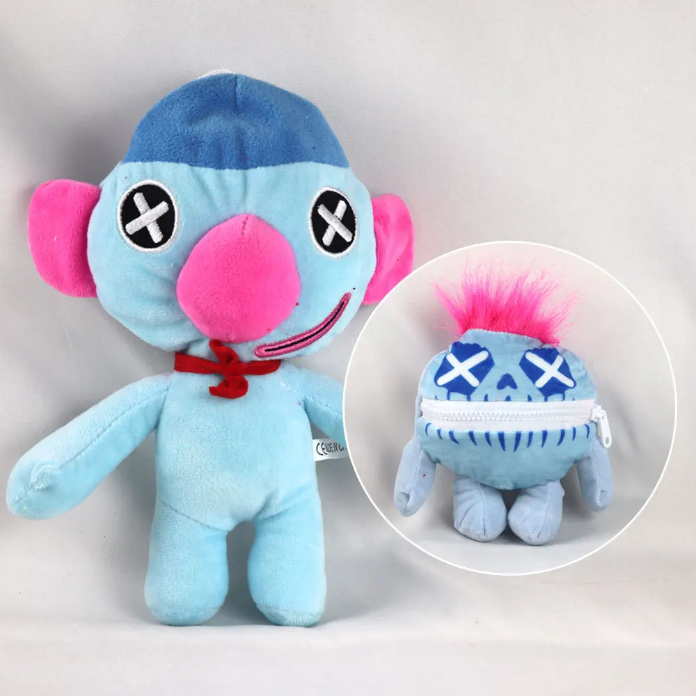 Poppy Playtime 5 Reversible Flip Plush Doll Green Soft Stuffed Cartoon Plush Toy For Game Lovers Home Decoration Collectible