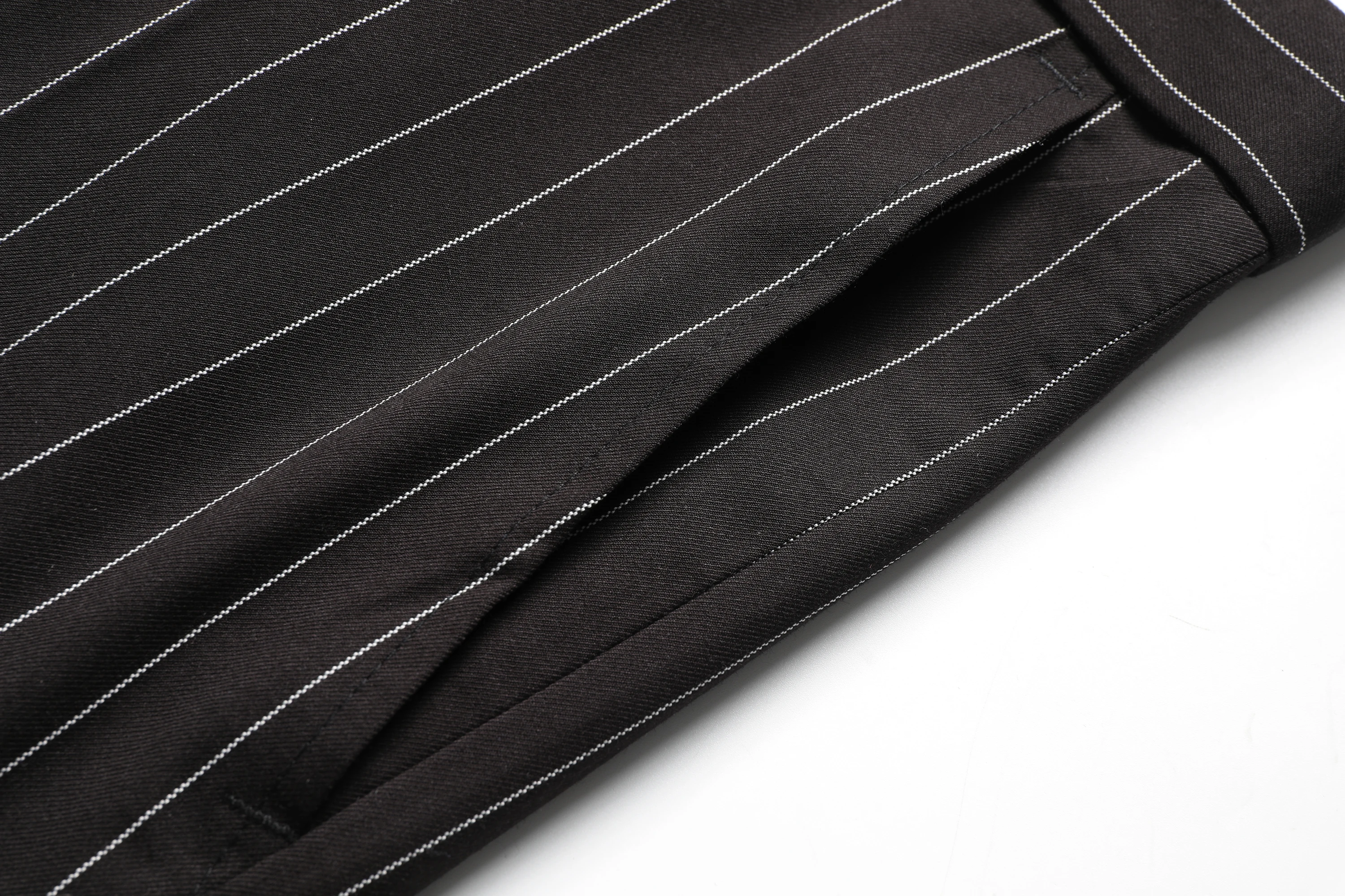 Terno masculino trespassado, roupa formal clássica de negócios