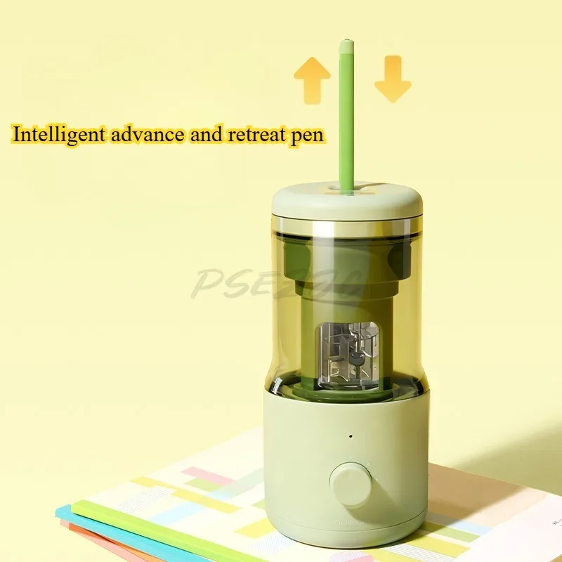 Light Sound Fully Automatic Large Aperture Pencil Sharpener Charging Pencil Sharpener