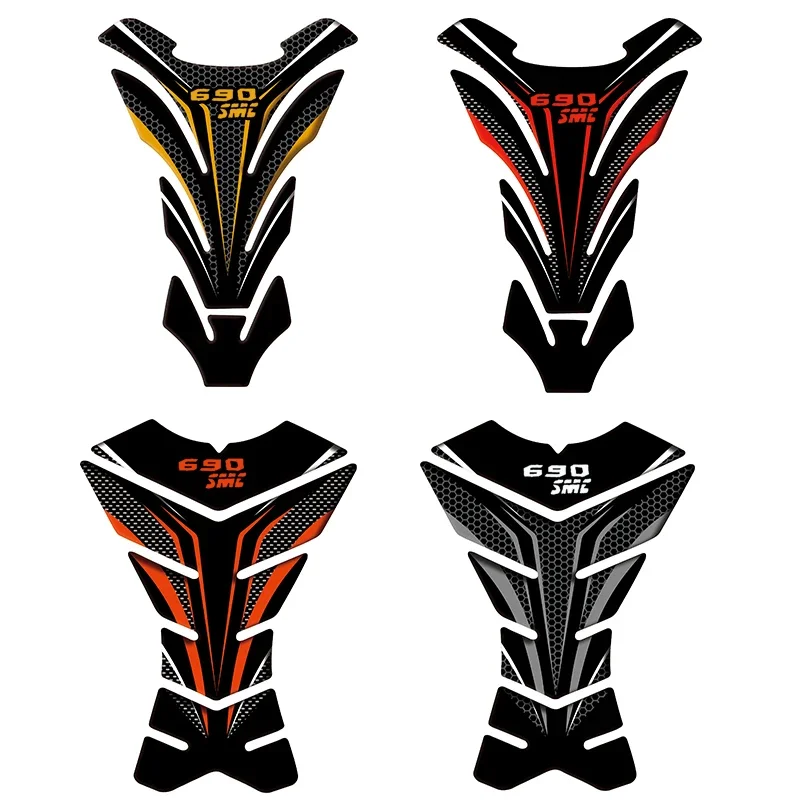 

3D Universal Motorcycle Tank Pad Protector Decal Stickers Case for 690 SMC 690SMC