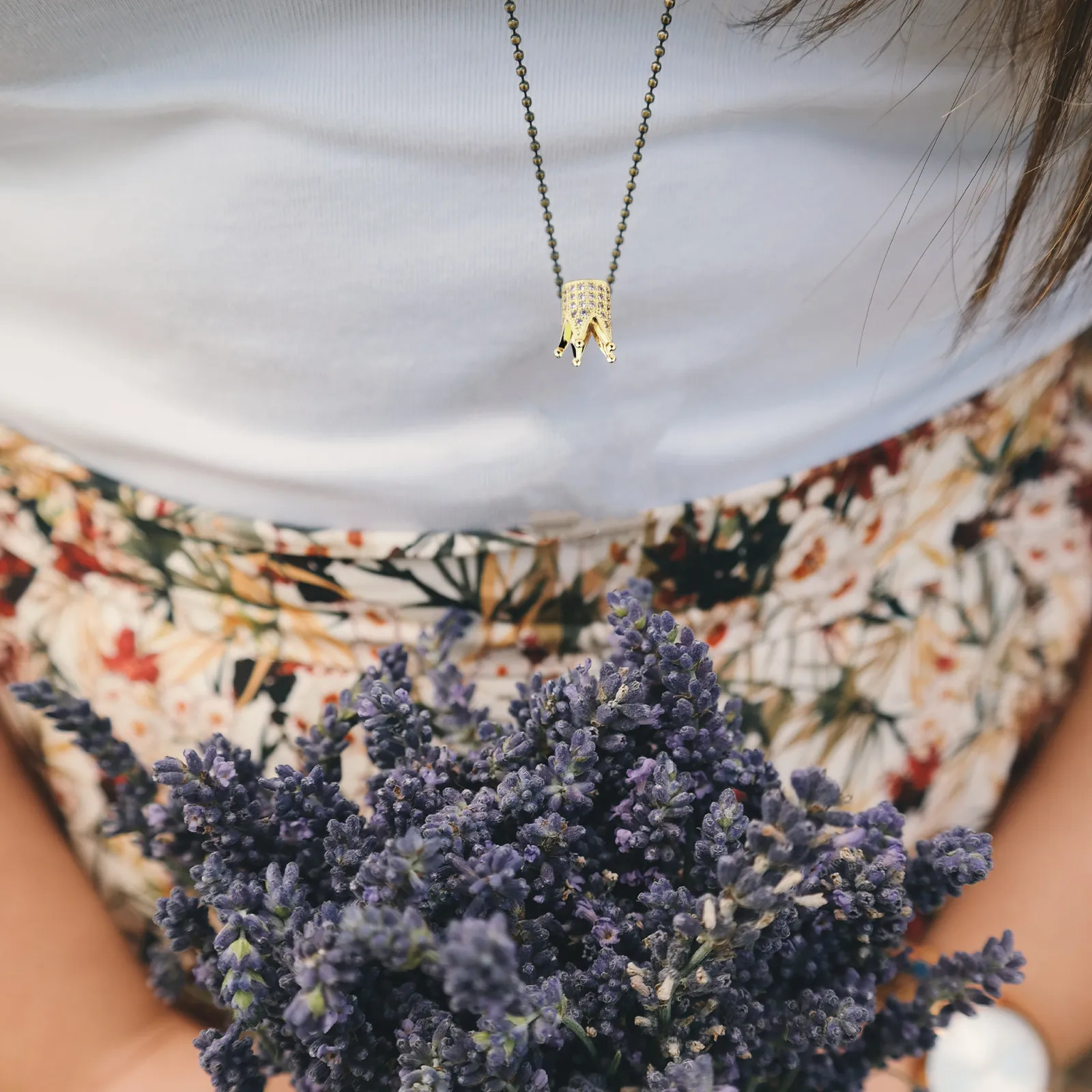 

10Pcs Mini Crown Beads Handmade Pendant Accessories Metal Jewelry Decorations DIY Necklace Bracelet Crown Beads Pendant Jewelry