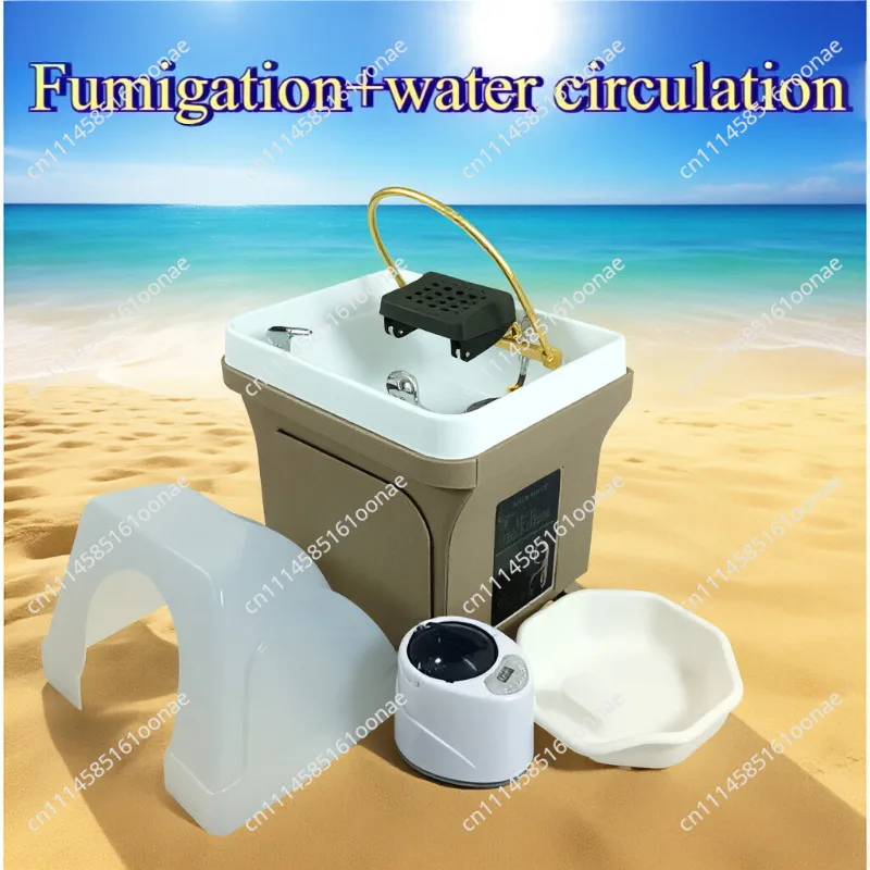 Mobile Steaming Water Circulation Head Therapy Shampoo Basin Dedicated Basin Other. Colors Can Be Customized