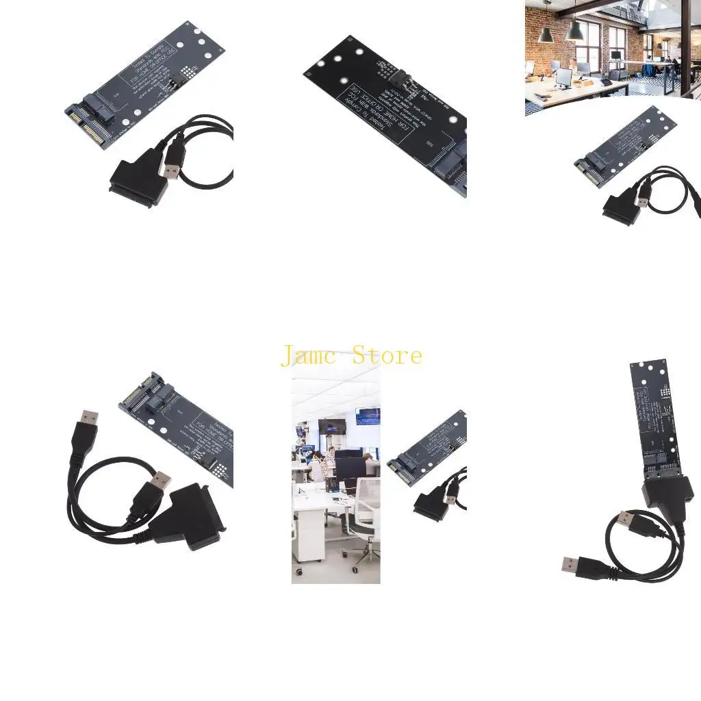 

LX0B SSD to 2.5" Adapter 7+17 Pin SSD to 6Gb/s 22Pin Card For A1466