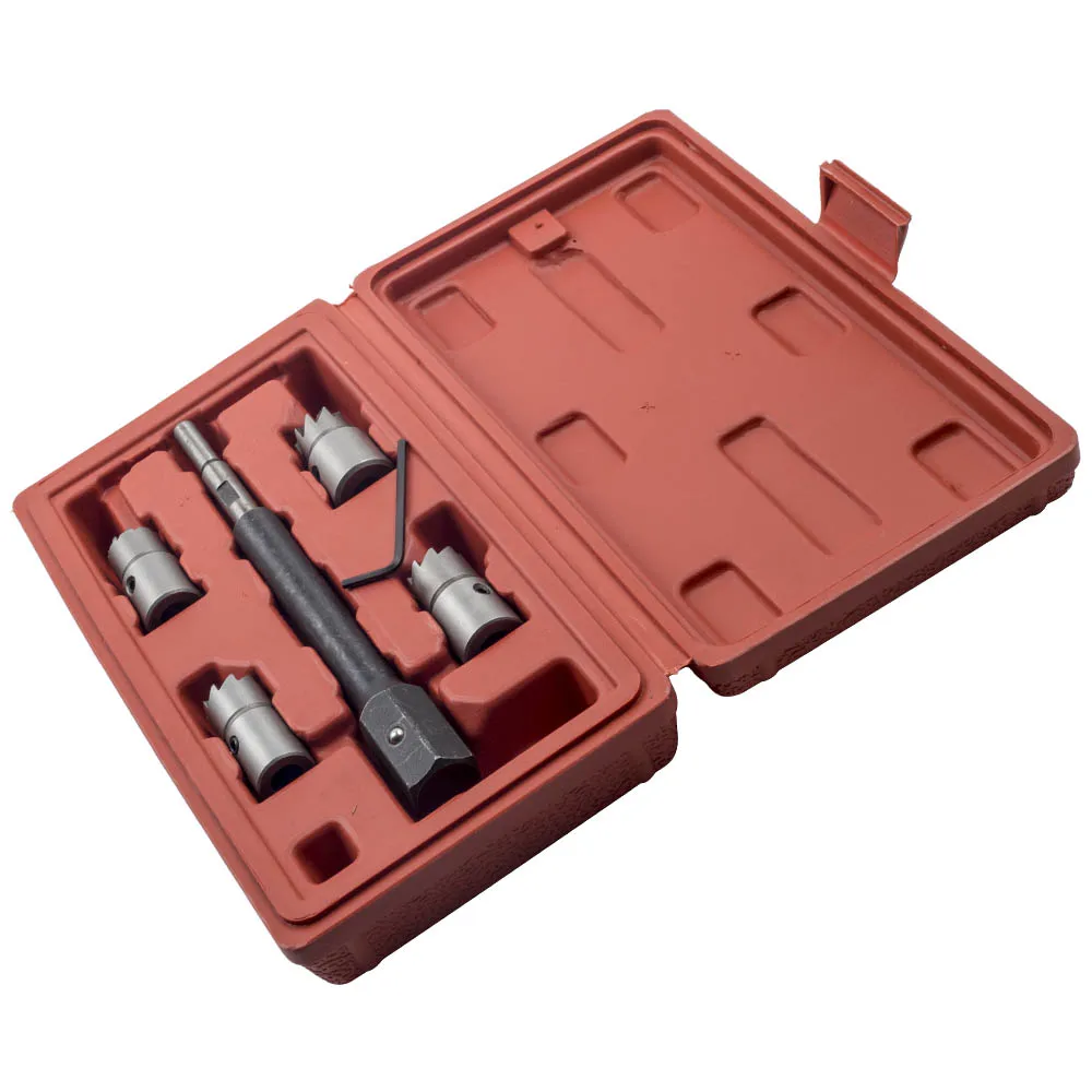 5X Diesel Injector Seats Cutter Tool Set For Mercedes-Benz For Renault For Ford