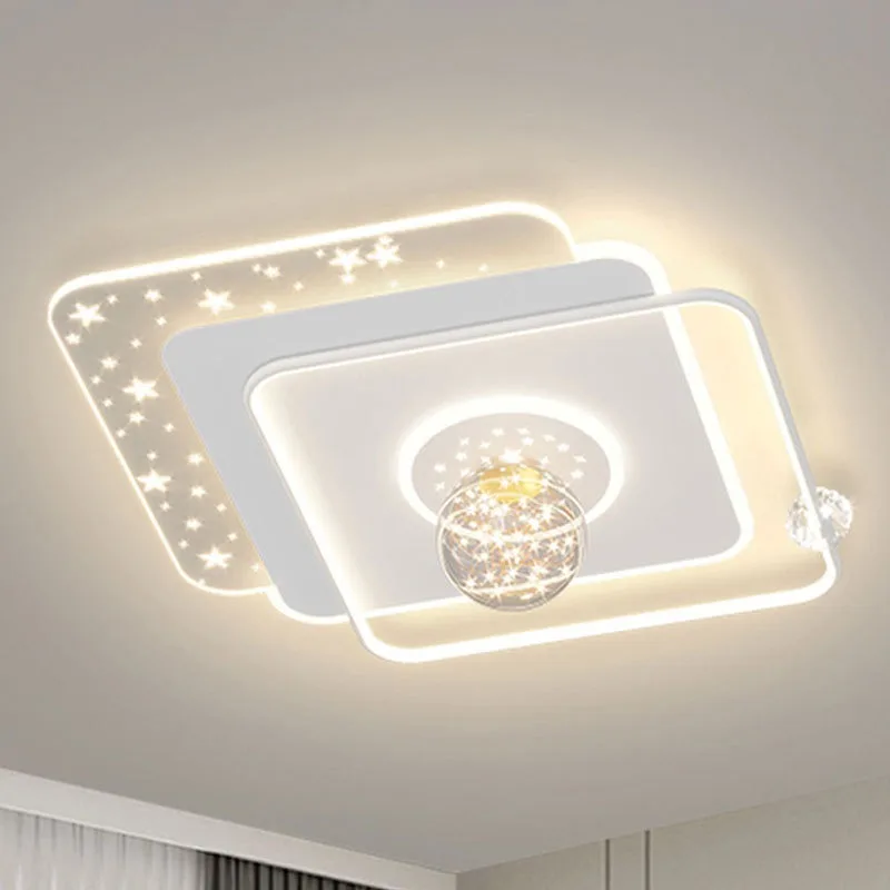 Creative Designer Ceiling Lamp Minimalist Decor Dining Room Starry Sky Interior Ceiling Light Bedroom Foyer Study Clothing Store