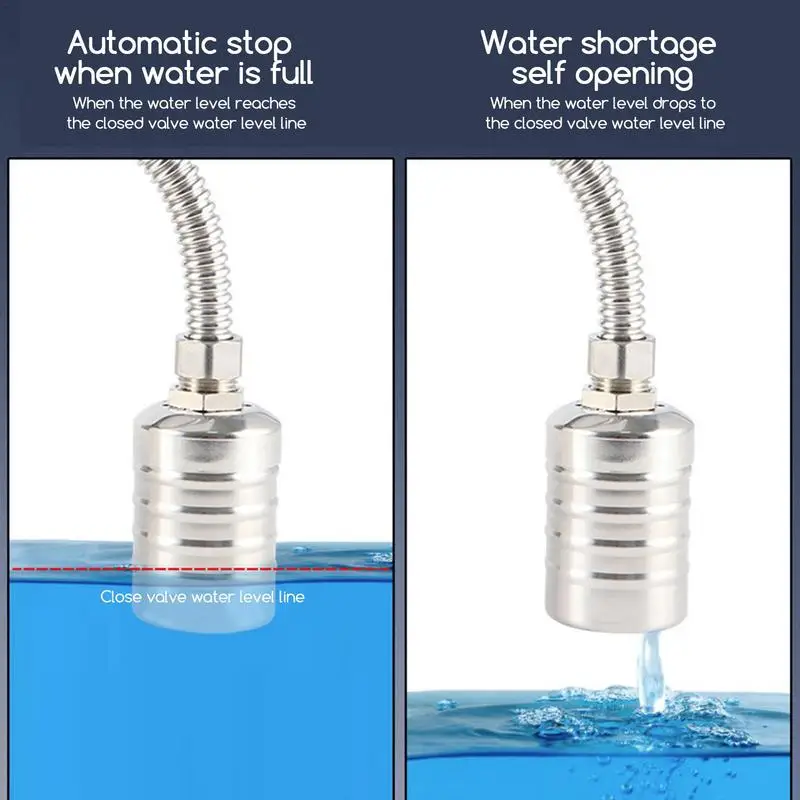 Stainless Steel Floating Ball ValveAutomatic Water Level ControlValve 3/4 Float ValveWater Tank Water Tower ShutoffValve