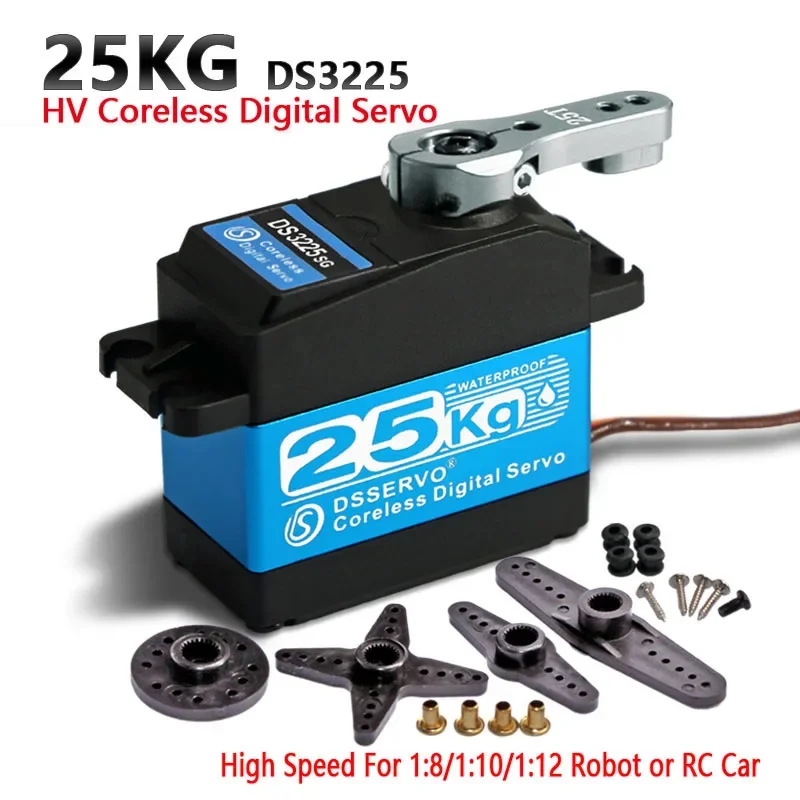 35kg /25kg High Torque Coreless Digital Servo DS3235 and DS3225 Stainless SG Waterproof for Robotic DIY RC Car