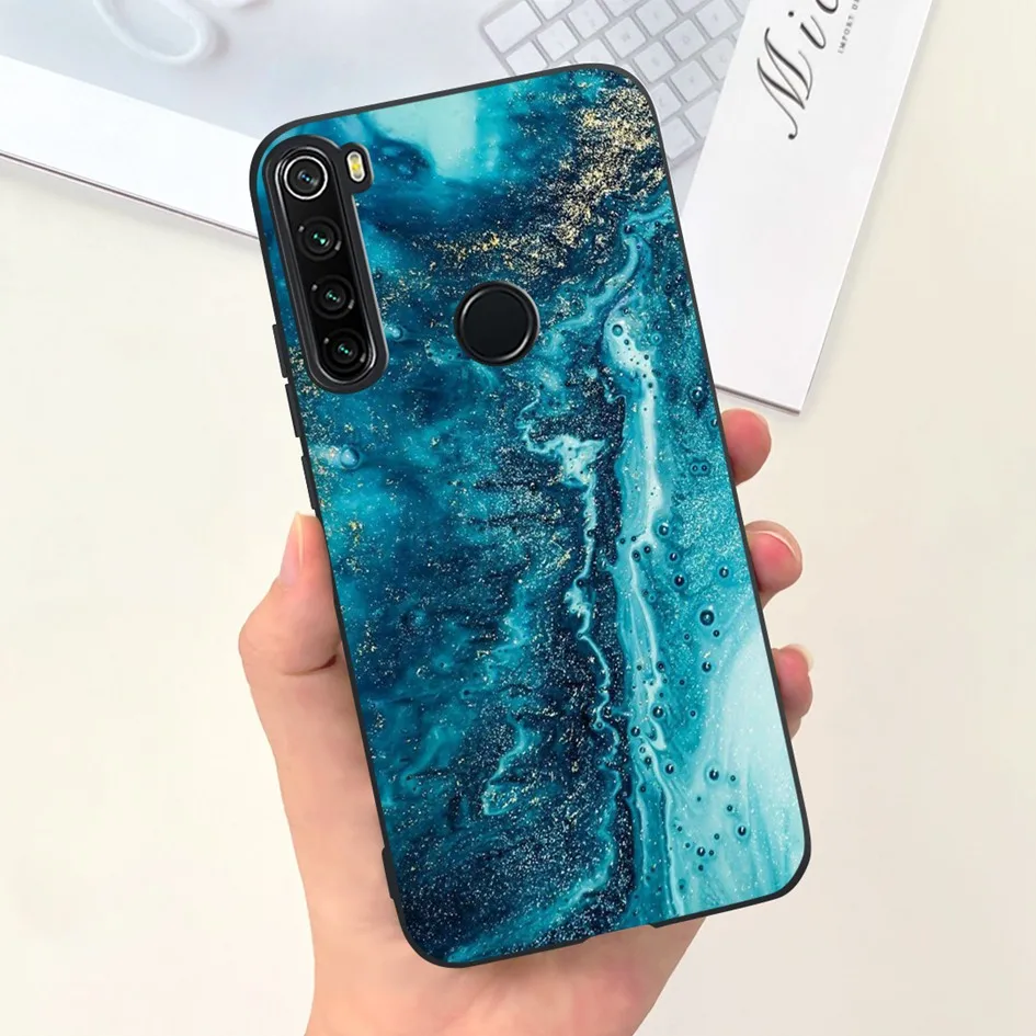 For Phone Cover Xiaomi Redmi Note 8 8T Case Popular Flower Slim Soft Silicone Coque For Xiaomi Redmi Note 8 Pro Note8 8 T Fundas