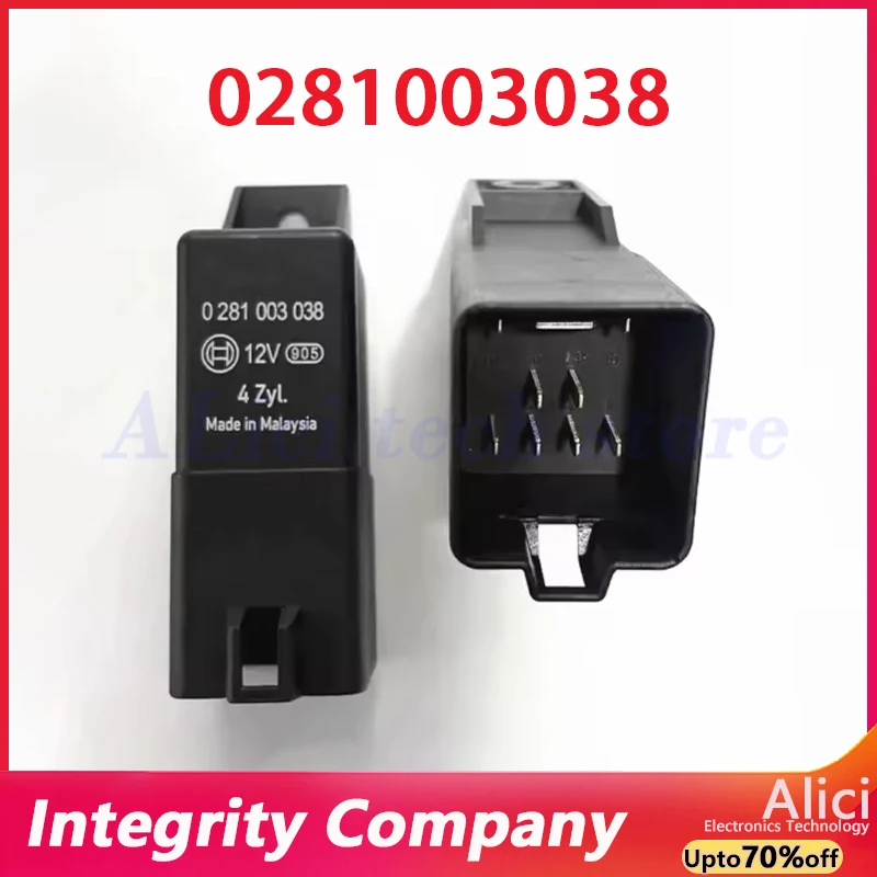 Original New Relay 0281003038 Preheating Electrical Plug Control for Consumer Electronics