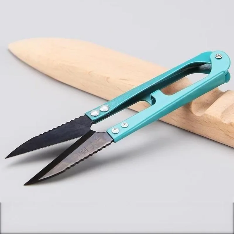 High Quality  U Shape Sewing Scissors Professional Small Sharp Trimming Sewing Scissors DIY Stainless Steel Cutting Tread Tool