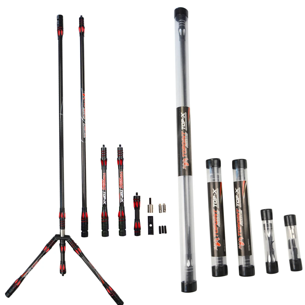 

30/10/5inch Archery Balance Bar 3K Carbon Fiber Stabilizer Rod Compound Recurve Bow Damping Shock Absorber Hunting Shooting