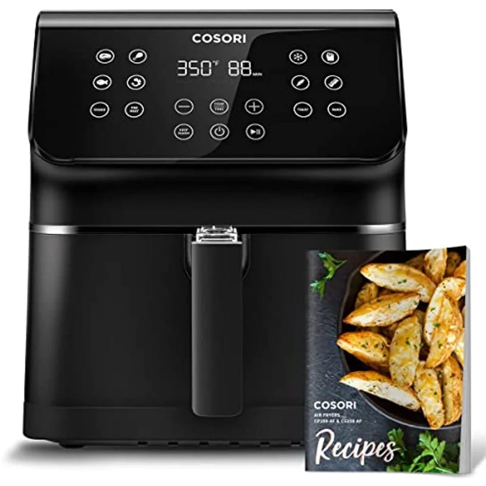 

COSORI Pro II Air Fryer Oven Combo, 5.8QT Max Xl Large Cooker with 12 One-Touch Savable Custom Functions.