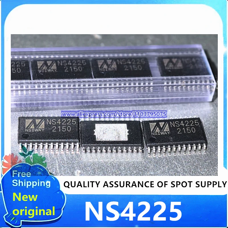 

10pcs/lot 100% New original NS4225 TSSOP24 Class D dual-channel 2X25W audio amplifier chip